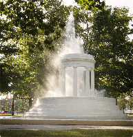 Brooks Memorial Fountain in Marshall