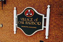 Oak Harbor municipal sign