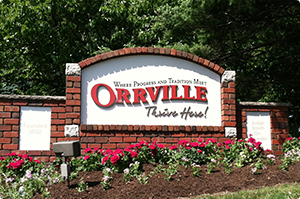 Orrville Gateway sign