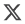 X icon