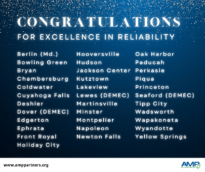 AMP Members Receive National Certificate for Excellence in Reliability