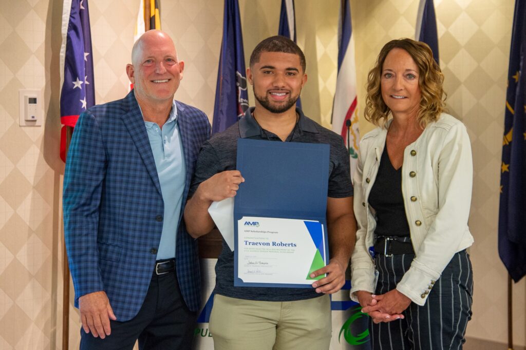 AMP Presents Inaugural Kyle Andrew Krieger Memorial Scholarship to AMP Intern 