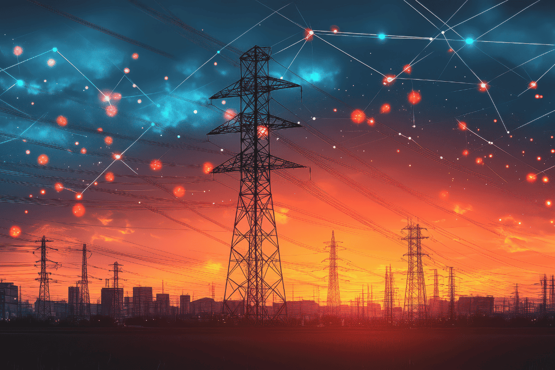 Public power lines and towers struggling to maintain grid reliability amid large load growth, data center demand, and evolving transmission infrastructure challenges.