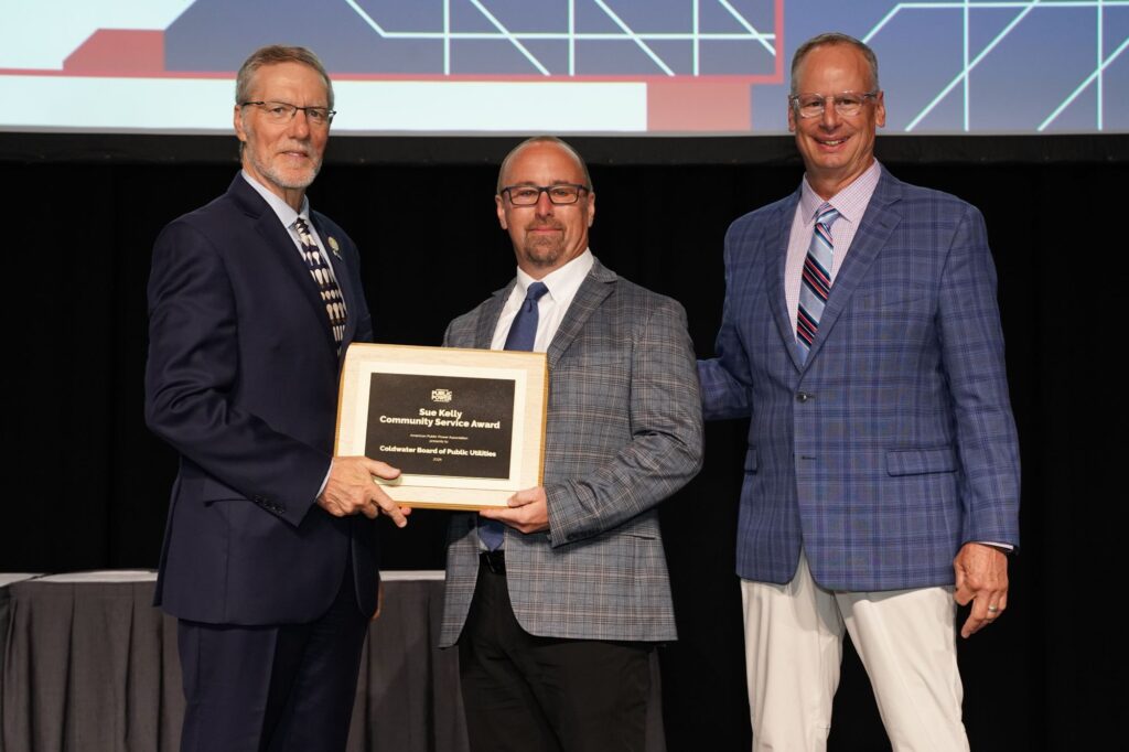 Coldwater Board of Public Utilities Recognized with National Community Service Award