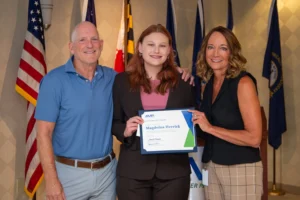 AMP Presents Kyle Andrew Krieger Memorial Scholarship to AMP Intern